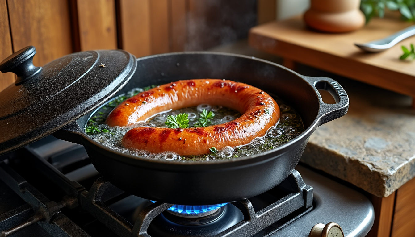 découvrez le temps de cuisson idéal pour réussir parfaitement votre saucisson à cuire : astuces, conseils et étapes pour une cuisson savoureuse et moelleuse à chaque fois.