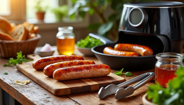 découvrez le temps de cuisson parfait pour obtenir une saucisse croustillante et savoureuse à l’air fryer. suivez nos conseils pour réussir à tous les coups votre recette facile et rapide !