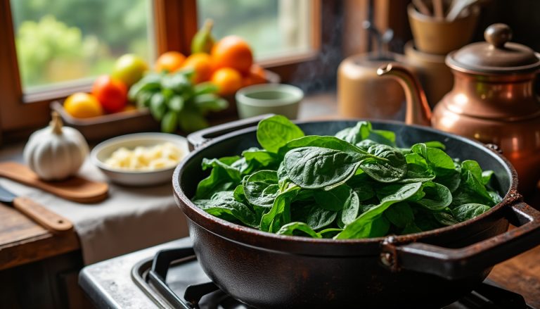 découvrez le temps de cuisson idéal pour réussir vos épinards frais à l'eau : astuces, conseils et étapes simples dans ce guide pratique pour préserver saveur et nutriments.