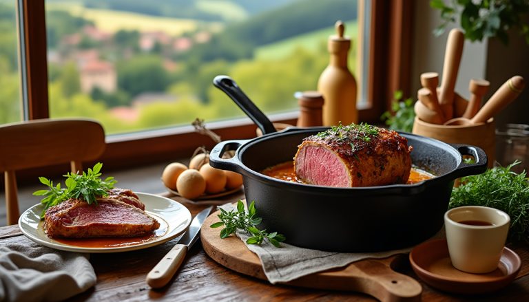 découvrez le temps de cuisson idéal pour réussir votre rôti de veau à la cocotte. profitez de nos astuces et conseils pour un plat tendre, savoureux et parfaitement cuit.