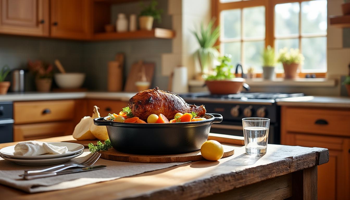 découvrez le temps de cuisson parfait pour réussir un rôti de porc au four moelleux et savoureux. astuces, températures et conseils pour épater vos convives avec une viande tendre et délicieuse.