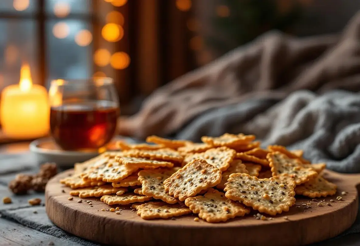 Croustillant intense et graines dorées : la recette express de crackers maison ultra faciles qui croquent sous la dent à l’apéro d’hiver