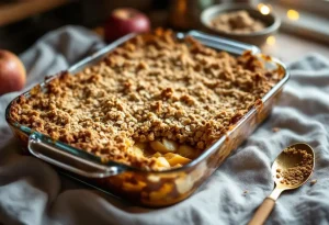 Crumble aux pommes sans beurre : ma recette légère qui fait un carton