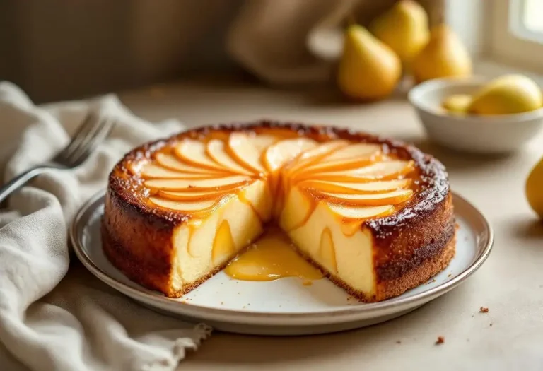 Fondant aux poires, cœur coulant et croûte dorée : un dessert chic, élégant et plein de douceur
