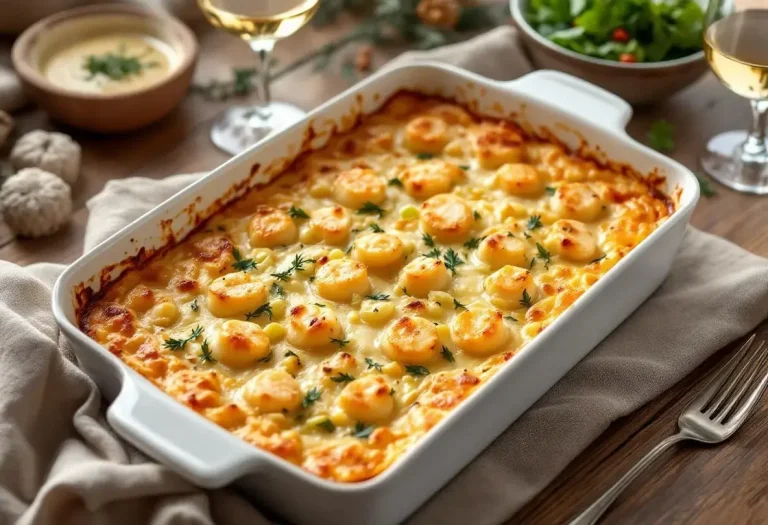 Gratin poireaux–Saint-Jacques : si facile à préparer, mais digne d’un vrai repas de fête