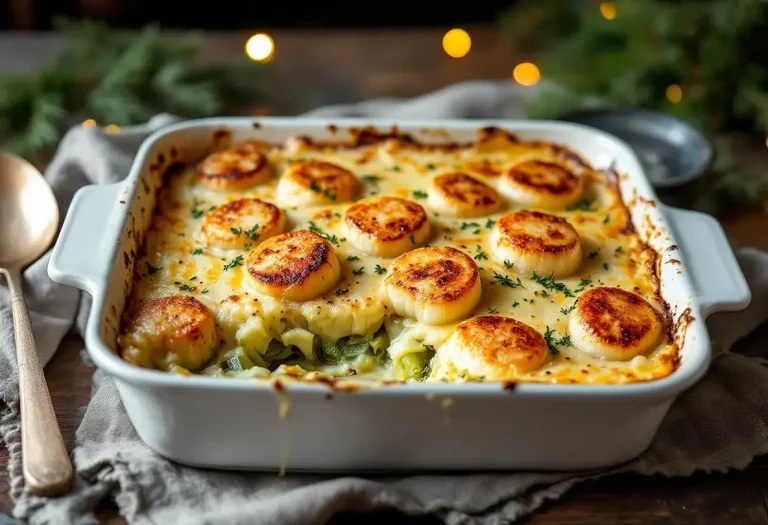 Gratin poireaux–Saint-Jacques : « simple à faire, mais digne d’un repas de fête »