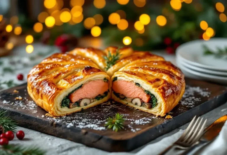 Le feuilleté au saumon qui fait sensation pour Noël (prêt en 30 min)
