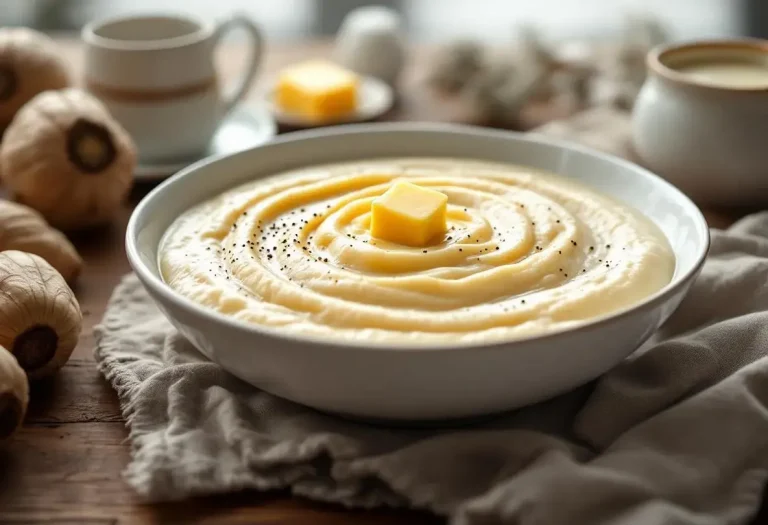 Osez la purée de topinambours ultra crémeuse : douceur hivernale, parfum subtil et recette express avec seulement 4 ingrédients !