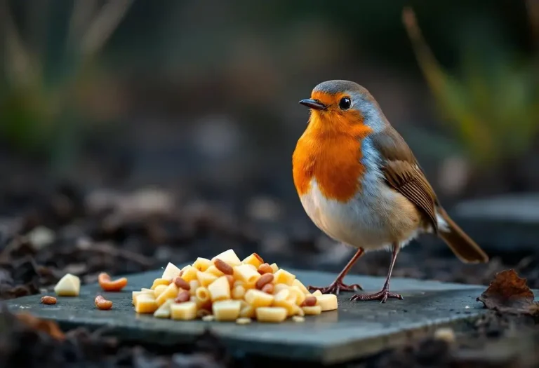Rouges-gorges au jardin : ce soir, mettez dehors cet aliment de base à 3 centimes, que la plupart des jardiniers oublient