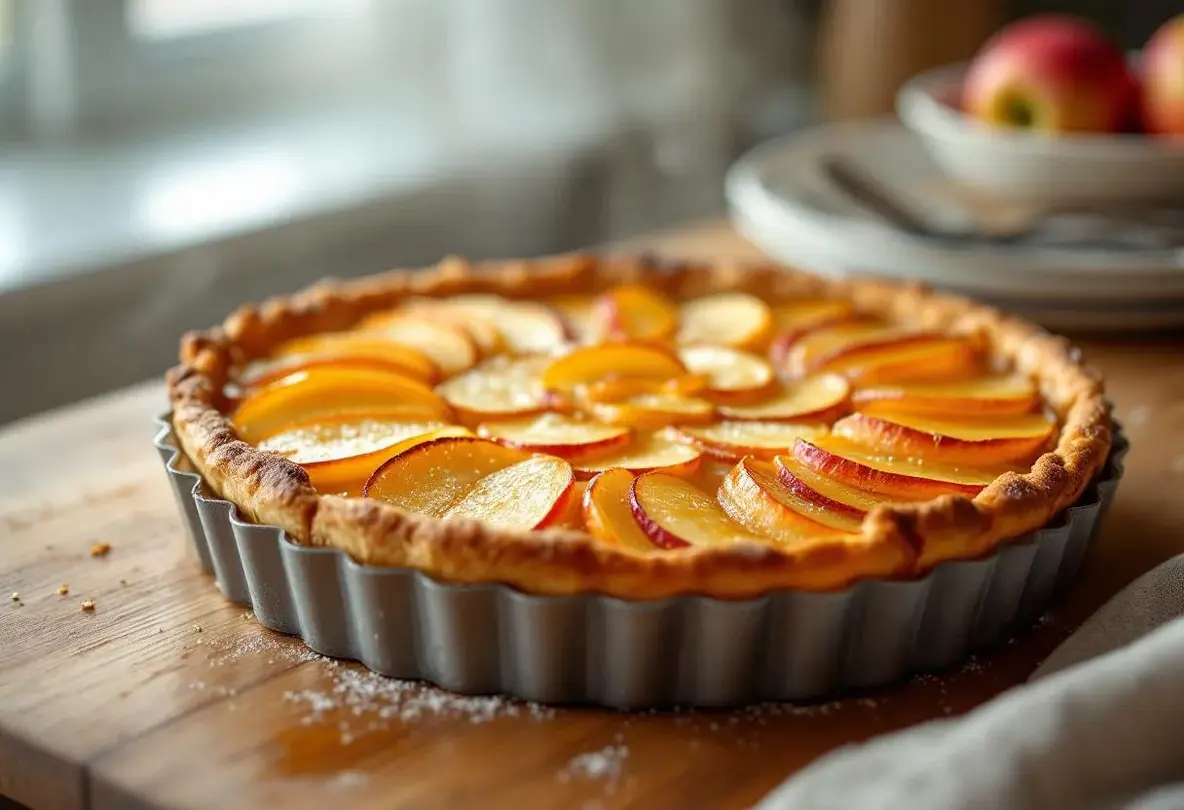 Tarte pommes-compote prête en 20 min : l’astuce ultra économique qui transforme votre maison en pâtisserie