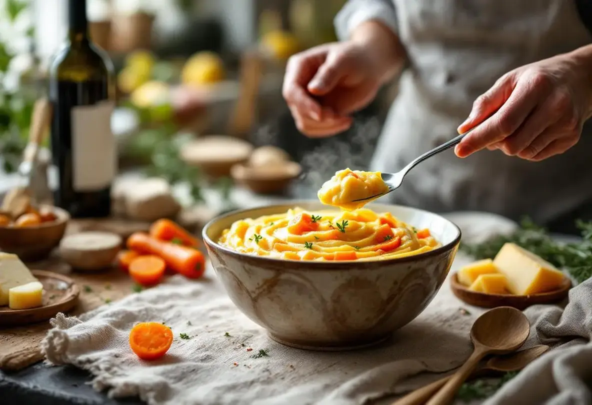 purée pomme de terre carotte