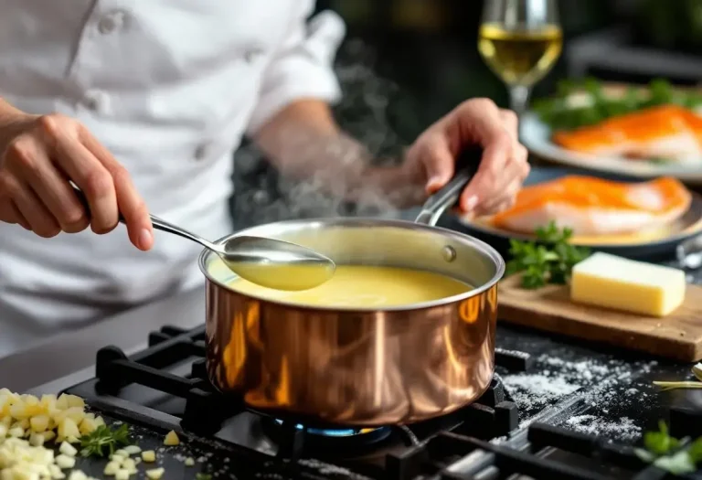 sauce au beurre poisson