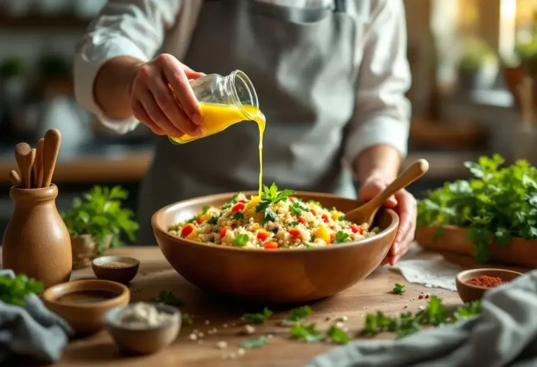 sauce de salade de riz