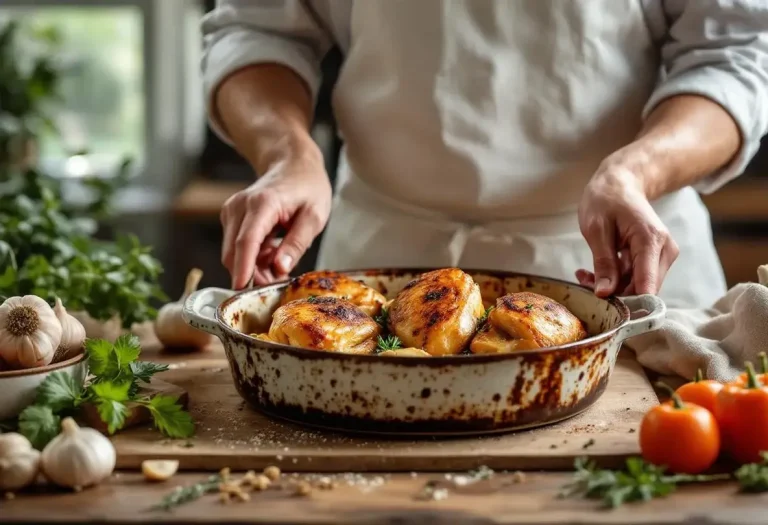 temps de cuisson haut de cuisse de poulet au four