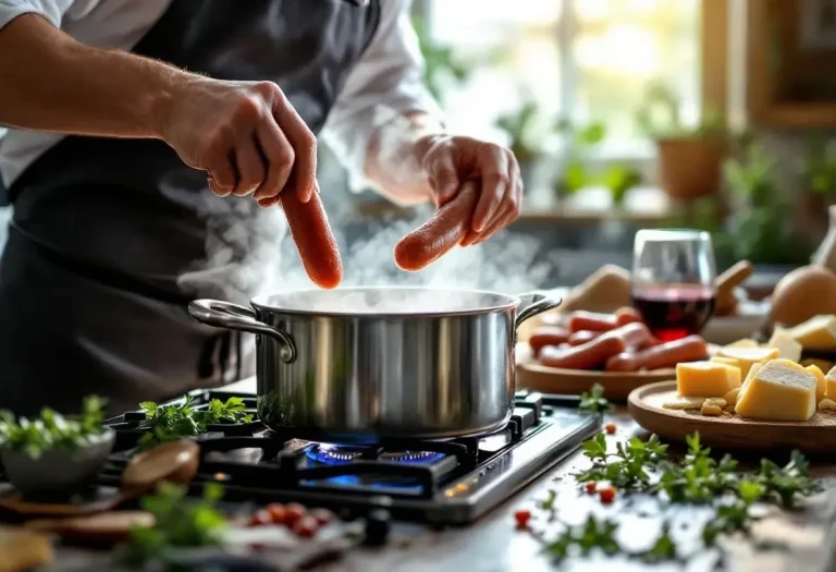 cuisson saucisse de strasbourg