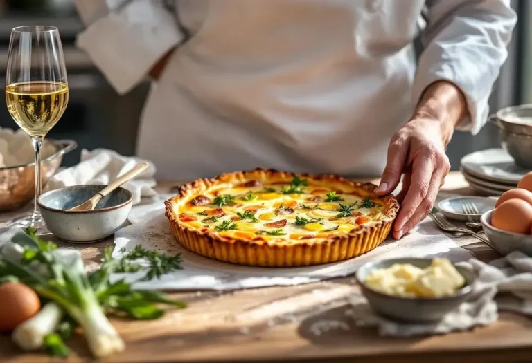 tarte aux poireaux à l'ancienne